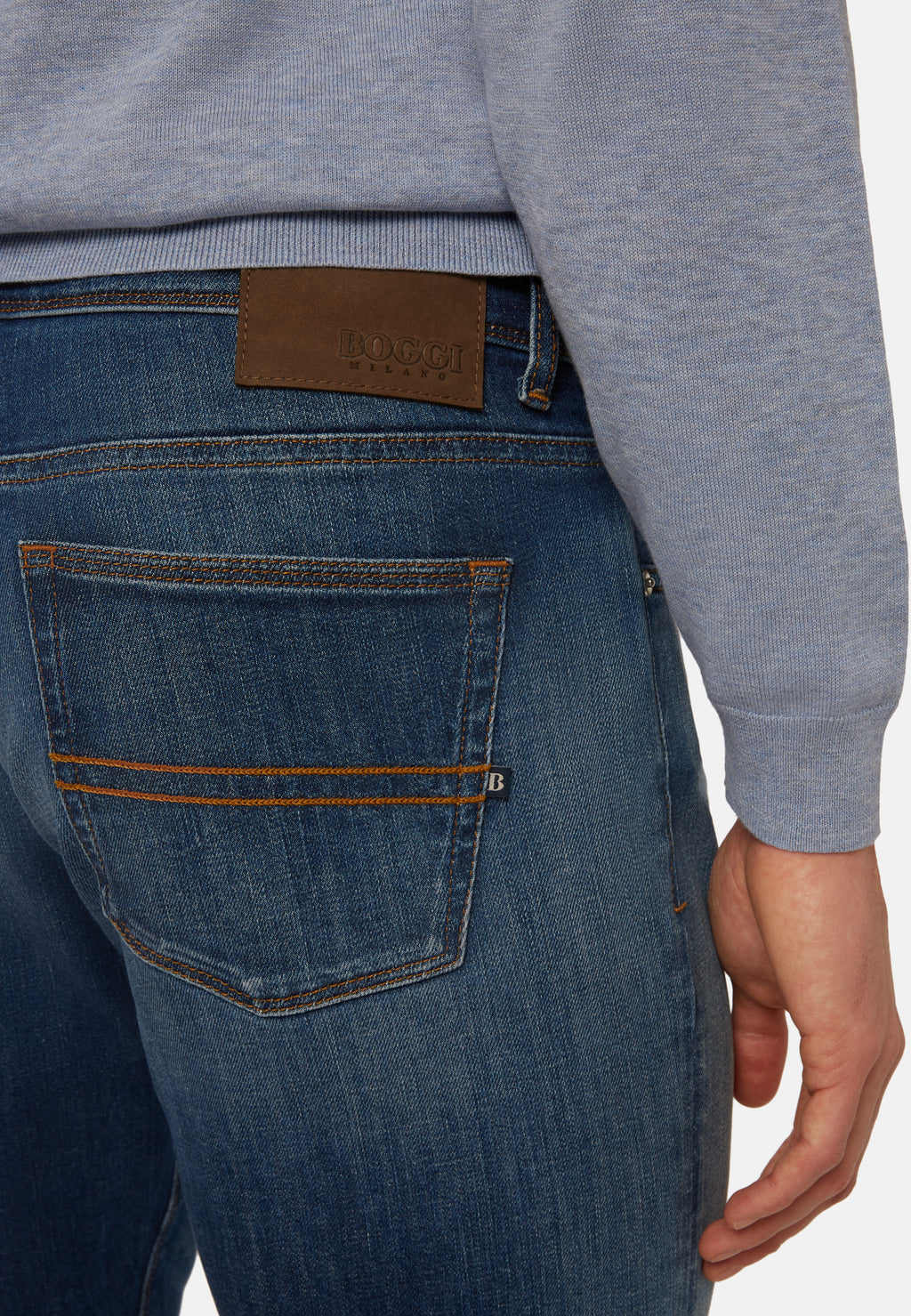Jeans Azul Profundo Hombre B.M.