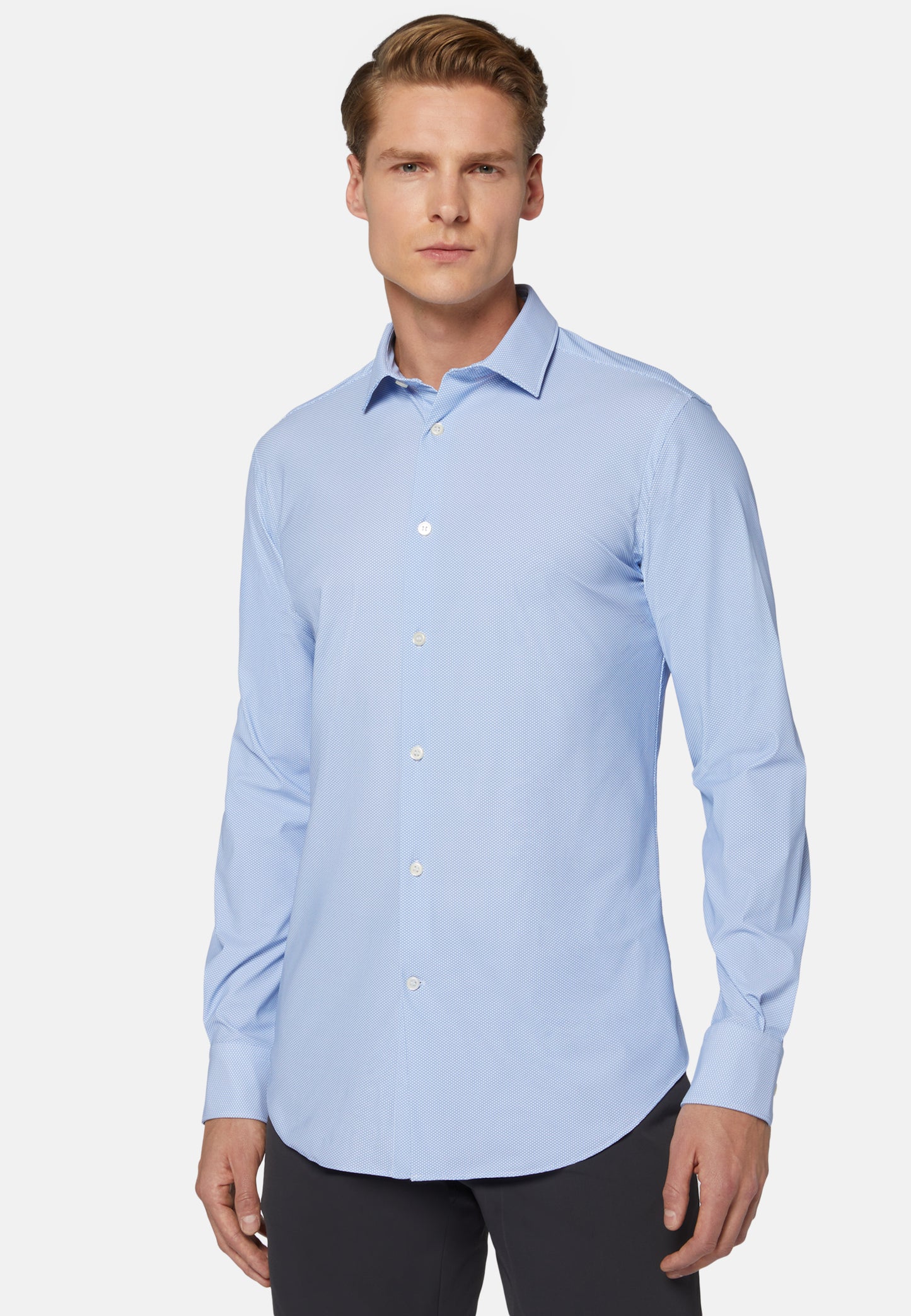 CAMISA SPORT BOGGI AZUL ALGODON (23P037201)