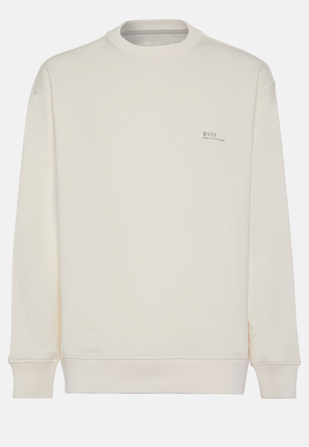 SWEAT-SHIRT BOGGI BLANCO HUESO ALGODON (23P041402)
