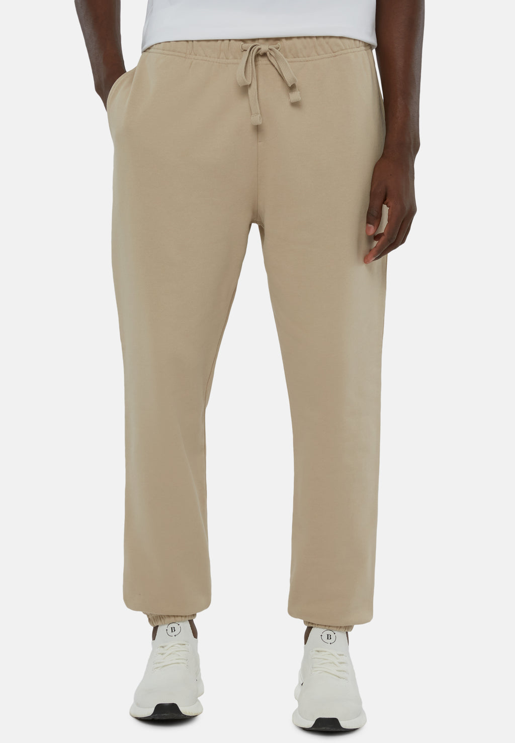 Pantalón Sudadera Beige Hombre B.M.