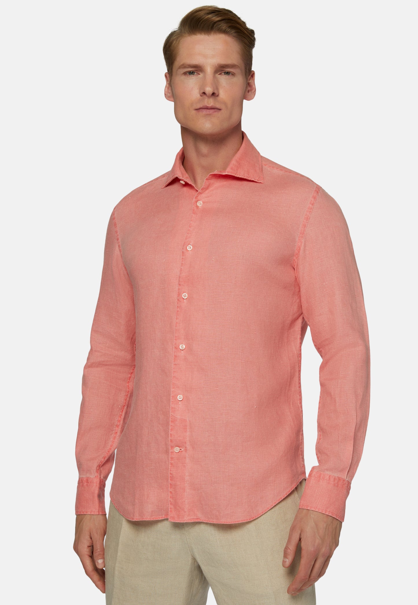 CAMISA SPORT BOGGI SALMON LINO ALGODON (23P042702)