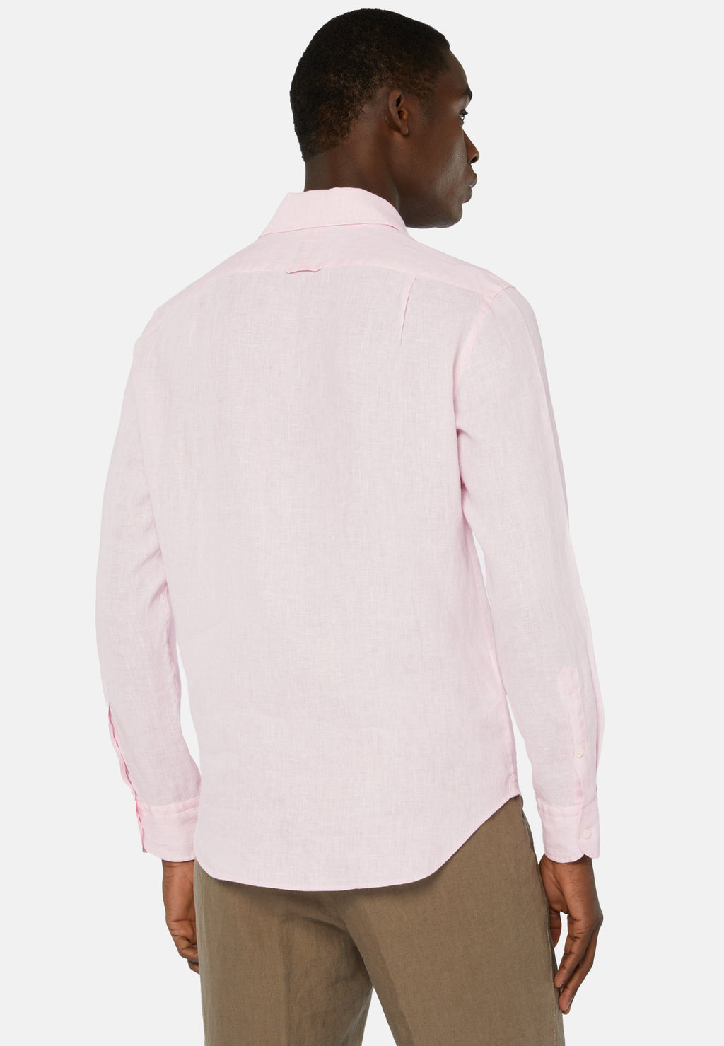 CAMISA SPORT BOGGI ROSADO LINO ALGODON (23P042710)