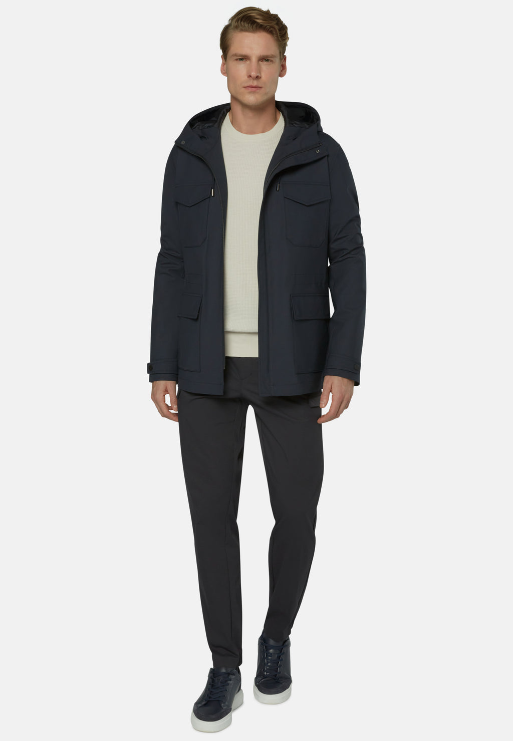 CHAQUETA BOGGI AZUL POLIESTER (23P051401)