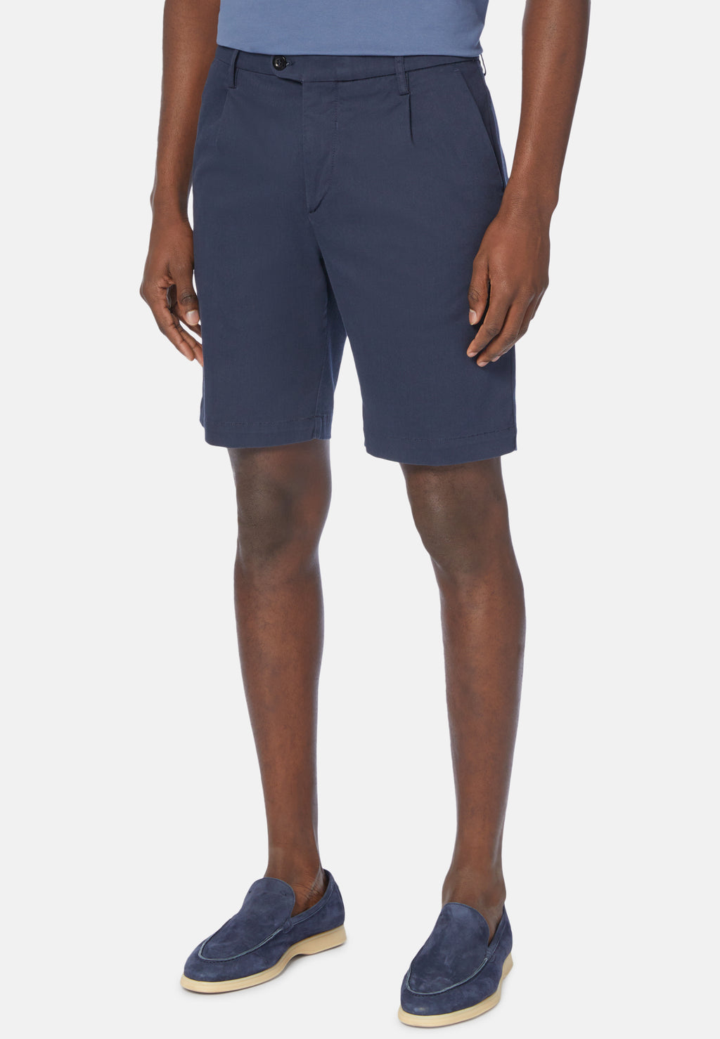 BERMUDA BOGGI AZUL TENCEL (23P059501)