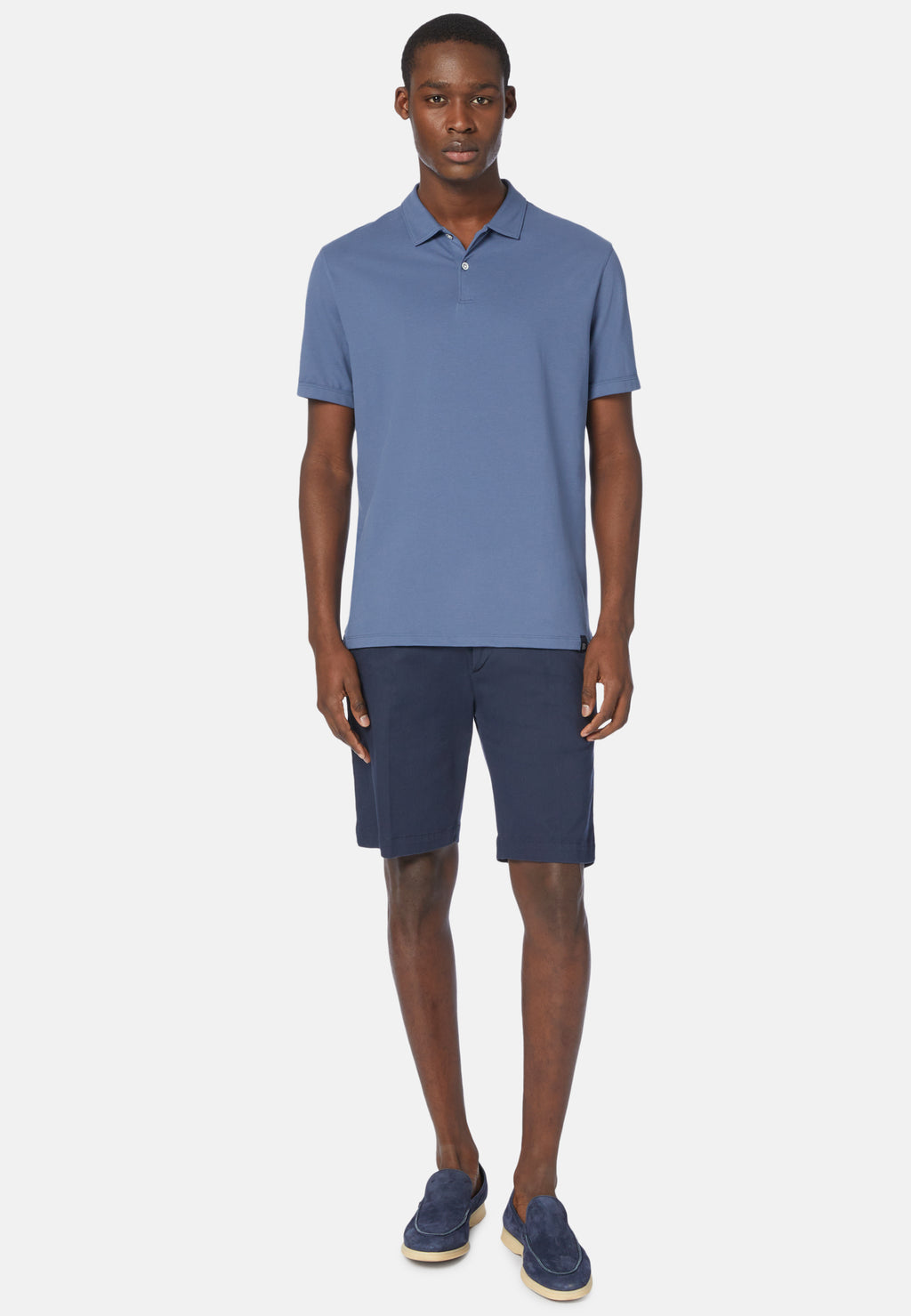 BERMUDA BOGGI AZUL TENCEL (23P059501)