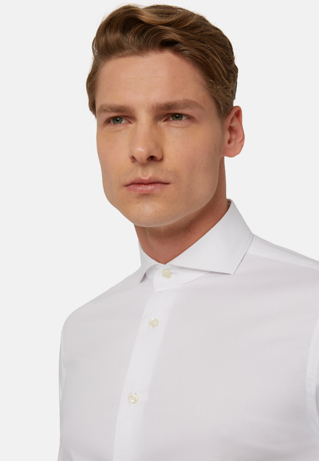 CAMISA BOGGI BLANCO ALGODON (23P060101)