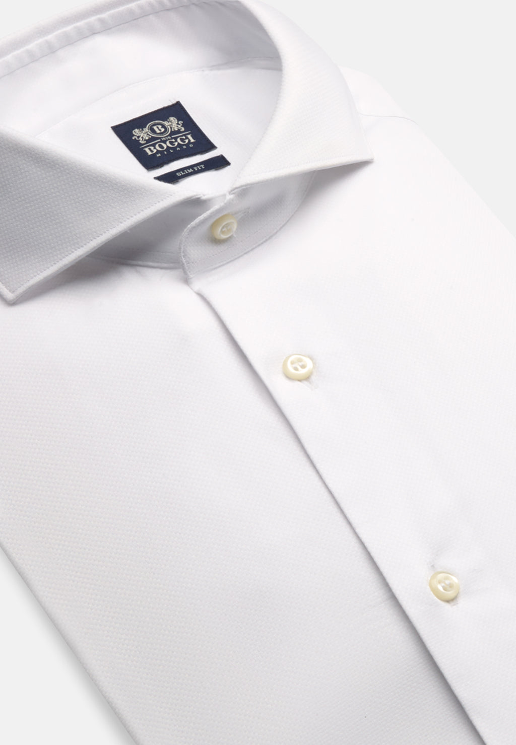 CAMISA BOGGI BLANCO ALGODON (23P060101)