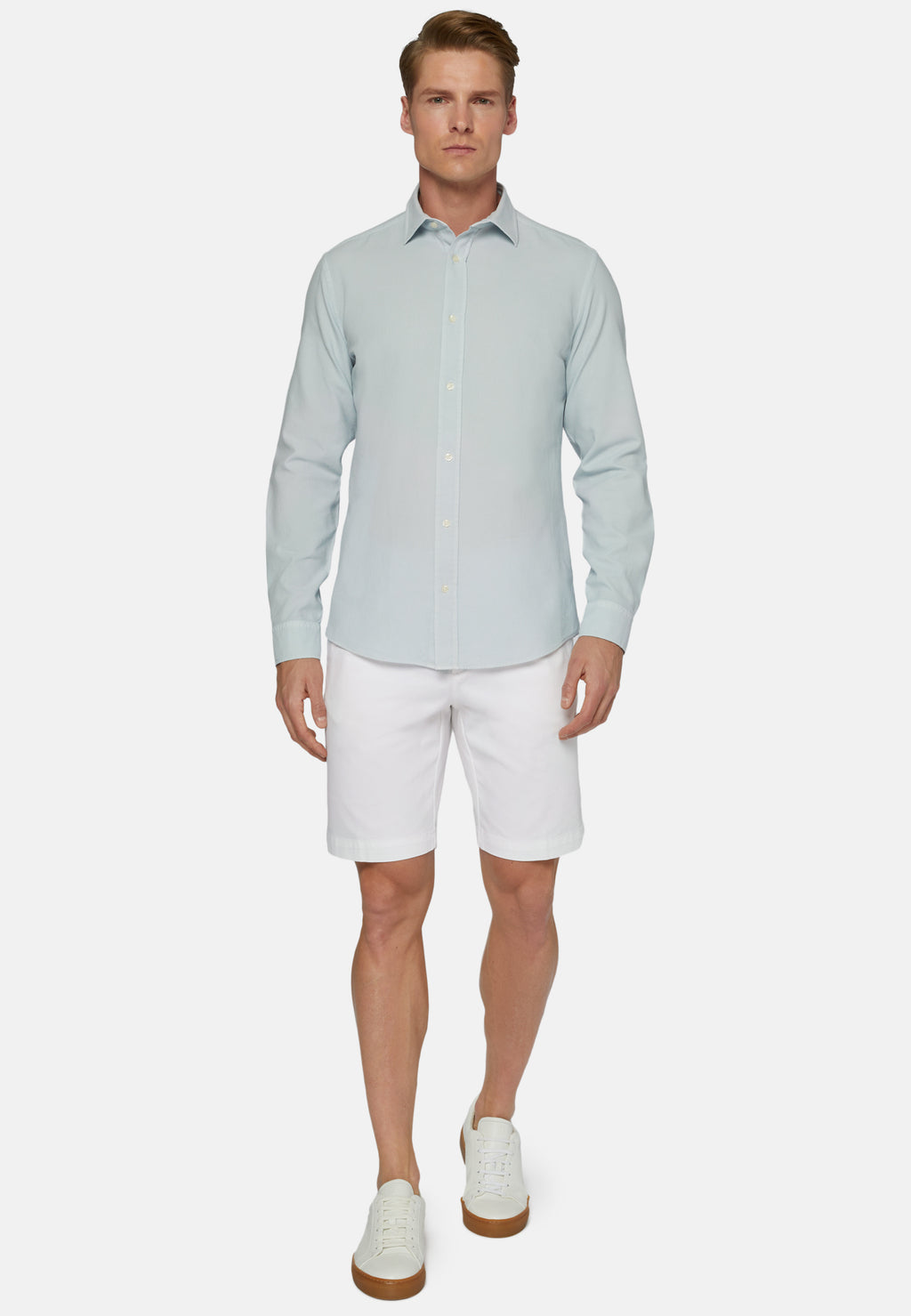 CAMISA SPORT BOGGI AZUL SKY ALGODON (23P066702)