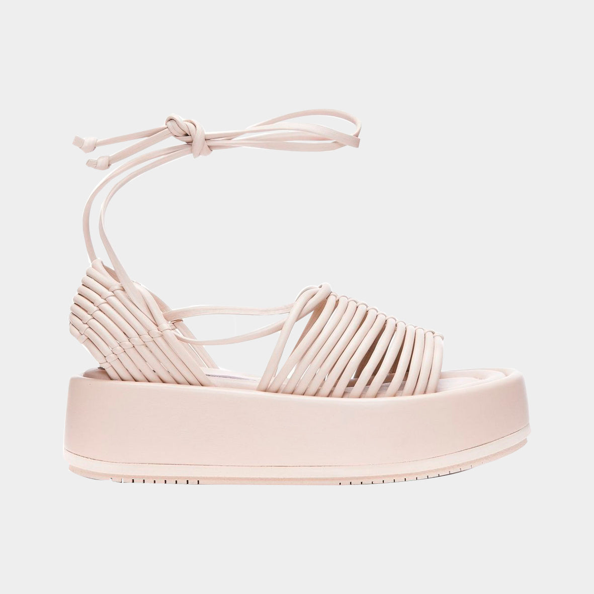 SANDALIA PALOMA BARCELO BEIGE CUERO (8623121DANAE)
