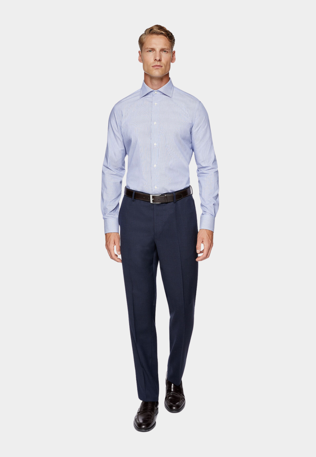 CAMISA BOGGI AZUL RYS ALGODON (24P044901)