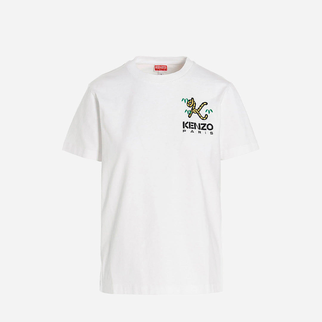 Camiseta T-Shirt Dama Blanco Logo K.