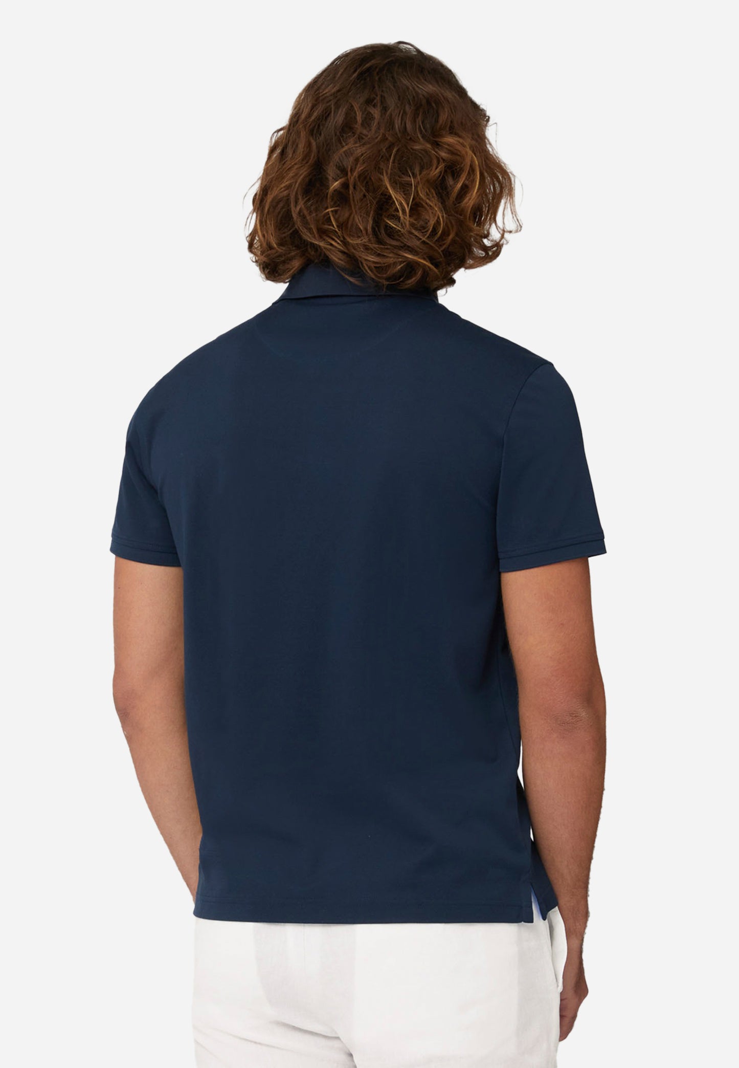 CAMISETA POLO HARMOT&BLAINE AZUL ALGOD (LRL372021215-801)