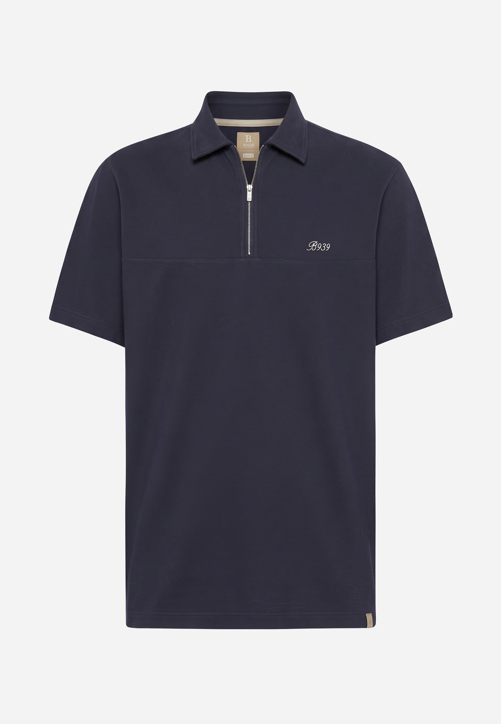 Polo Azul Marino B939 Con Cremallera BM.