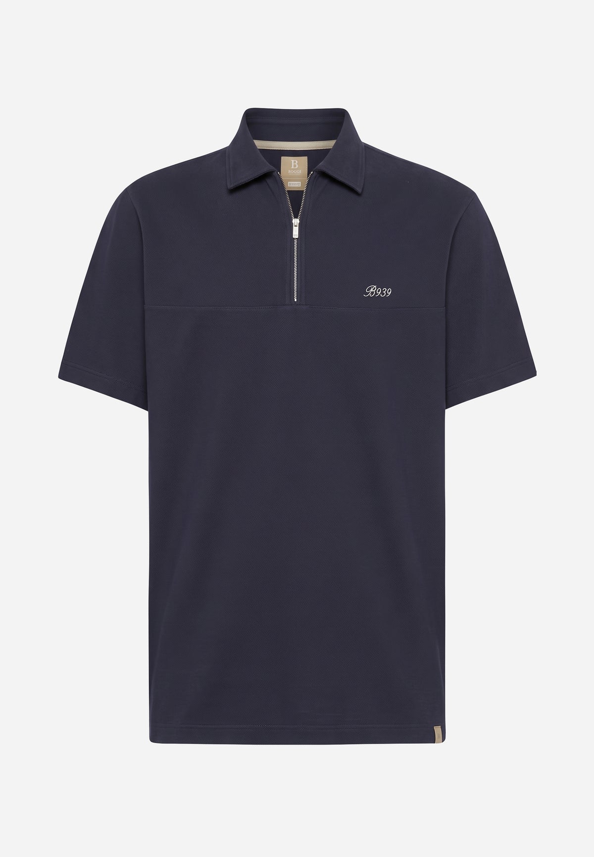 Polo Azul Marino B939 Con Cremallera BM.