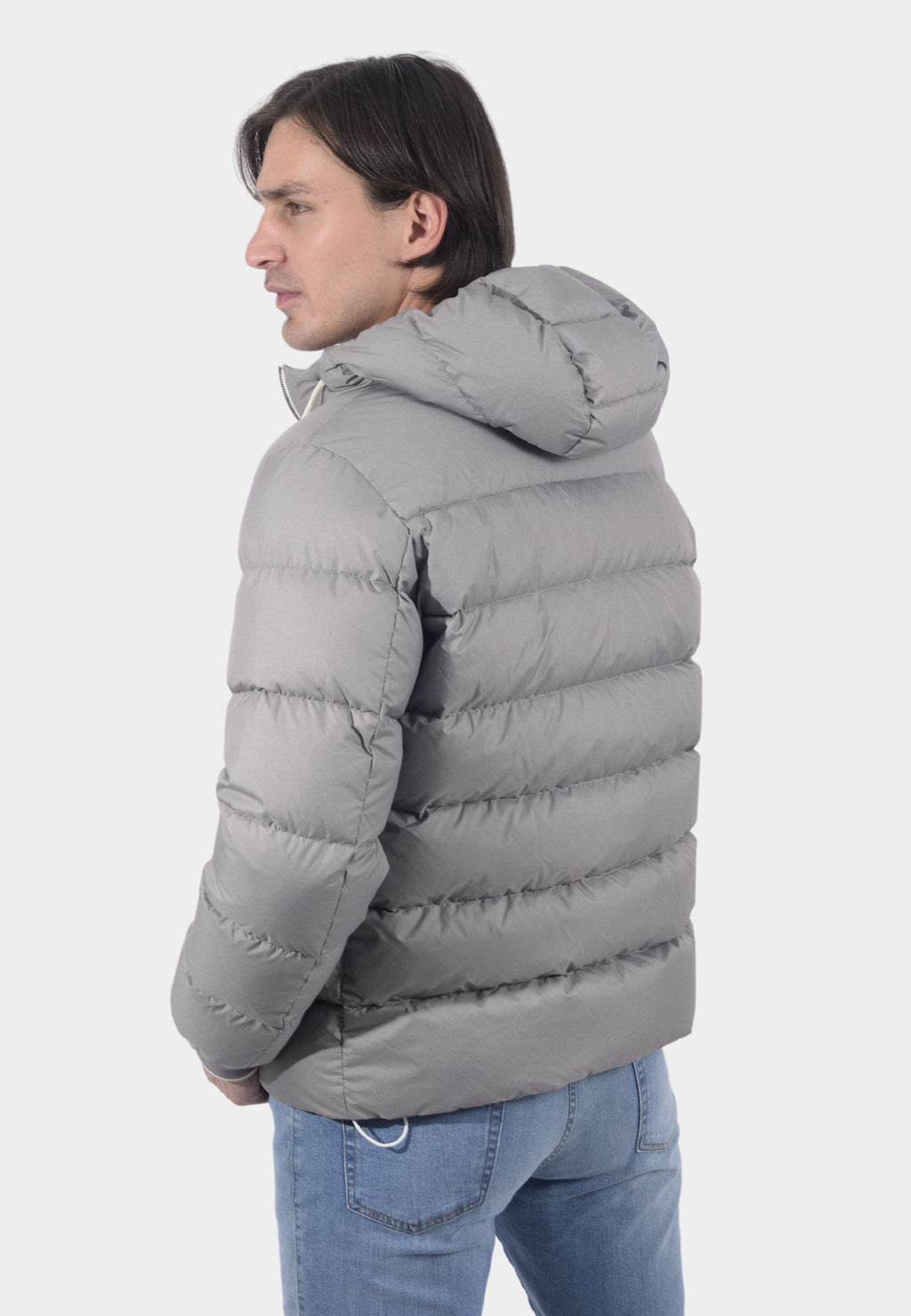 CHAQUETA HERNO CABALLERO GRIS POLIESTER (PI00080UR124559406)