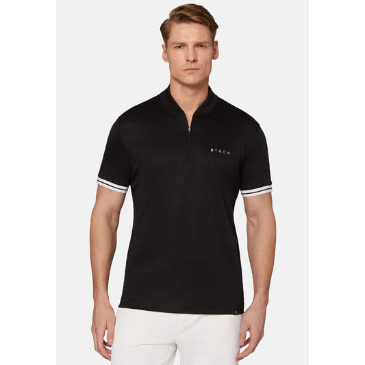 CAMISETA POLO BOGGI NEGRO ALG + POLIE