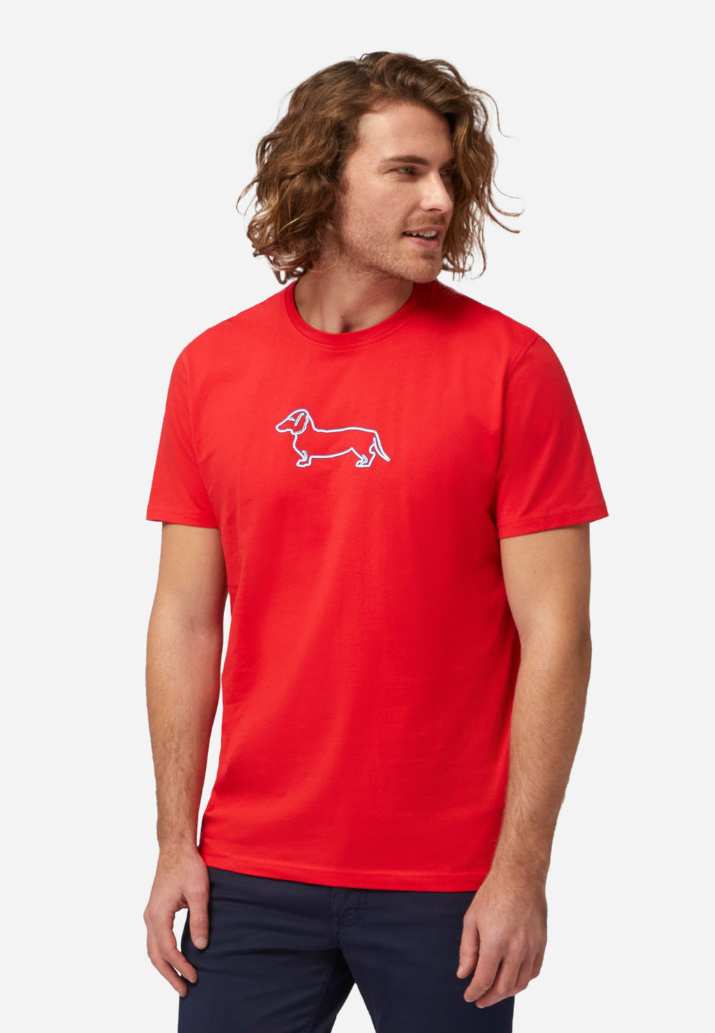 CAMISETA T-SHIRT HARMOT&BLAINE ROJO ALGOD (IRL003021223-510)