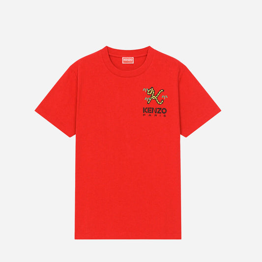 CAMISETA-TSHIRT KENZO DAMA ROJO ALGODON (FC62TS0114SY-21)