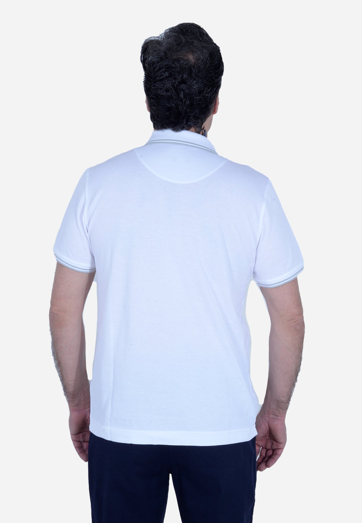 CAMISETA POLO HARMONT & BLAINE BLANCO ALGODÓN (LN1010N21054-100)