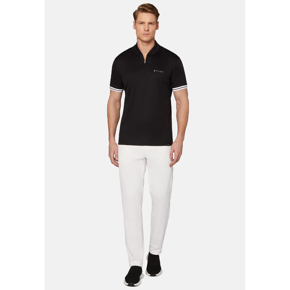 CAMISETA POLO BOGGI NEGRO ALG + POLIE