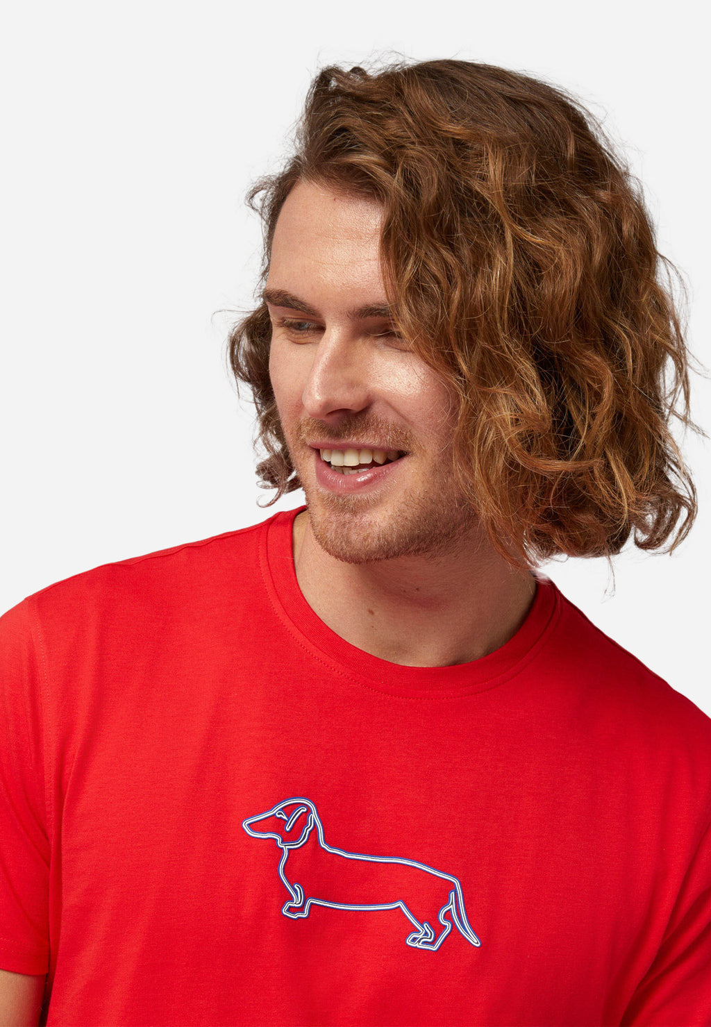 CAMISETA T-SHIRT HARMOT&BLAINE ROJO ALGOD (IRL003021223-510)
