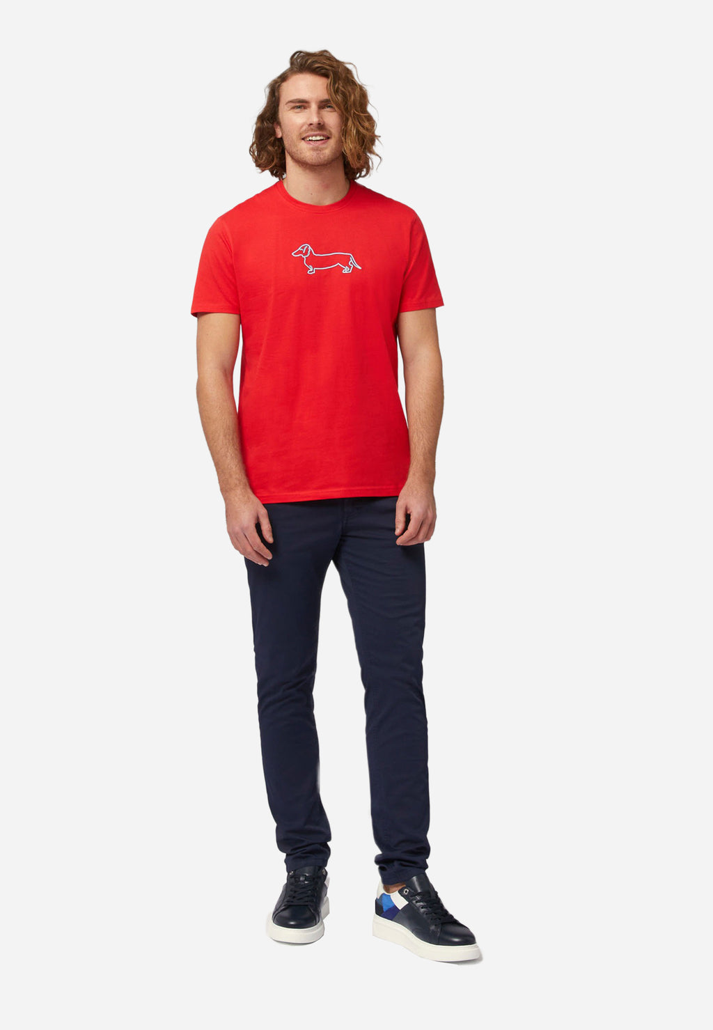 CAMISETA T-SHIRT HARMOT&BLAINE ROJO ALGOD (IRL003021223-510)