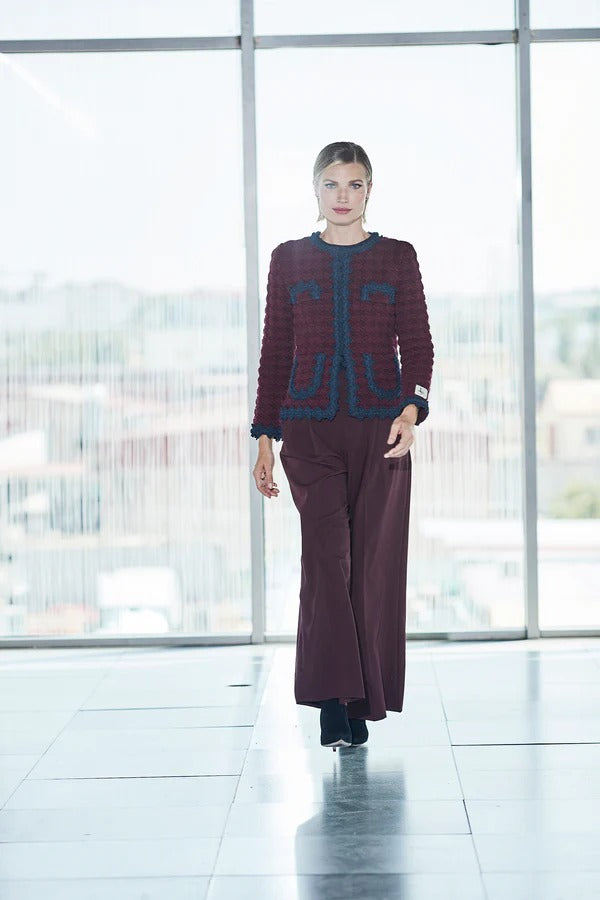 Chaqueta Dama “Bordeaux Couture” T.E.