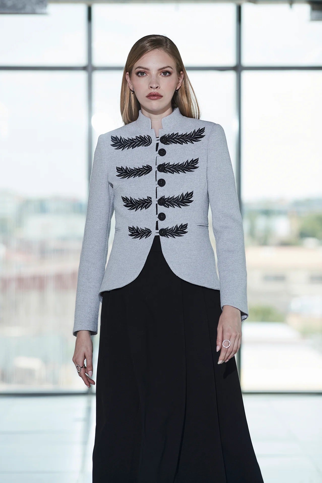 Chaqueta Gris Dama T.E.