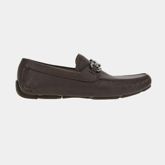 ZAPATO FERRAGAMO CAFE CUERO (755611-PARIGI NEW)