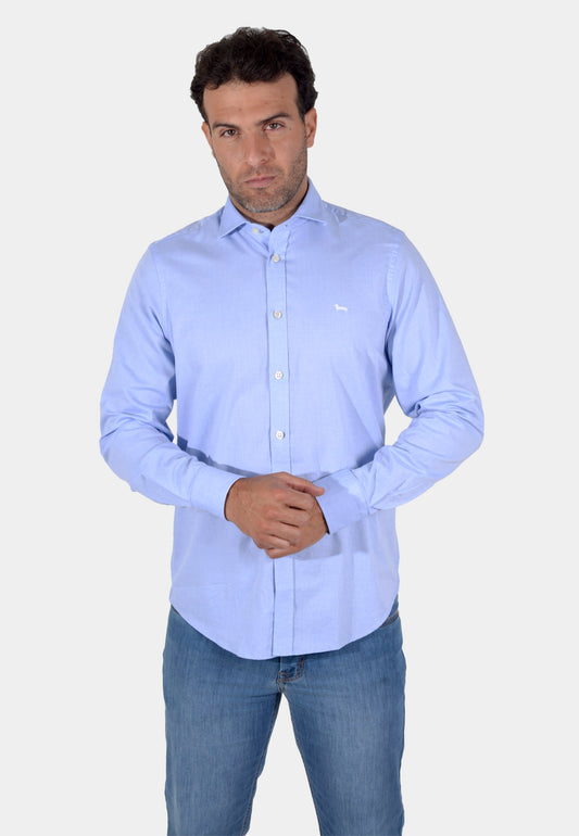 CAMISA HARMONT AZUL ALGOD (CRK001012542I-810)