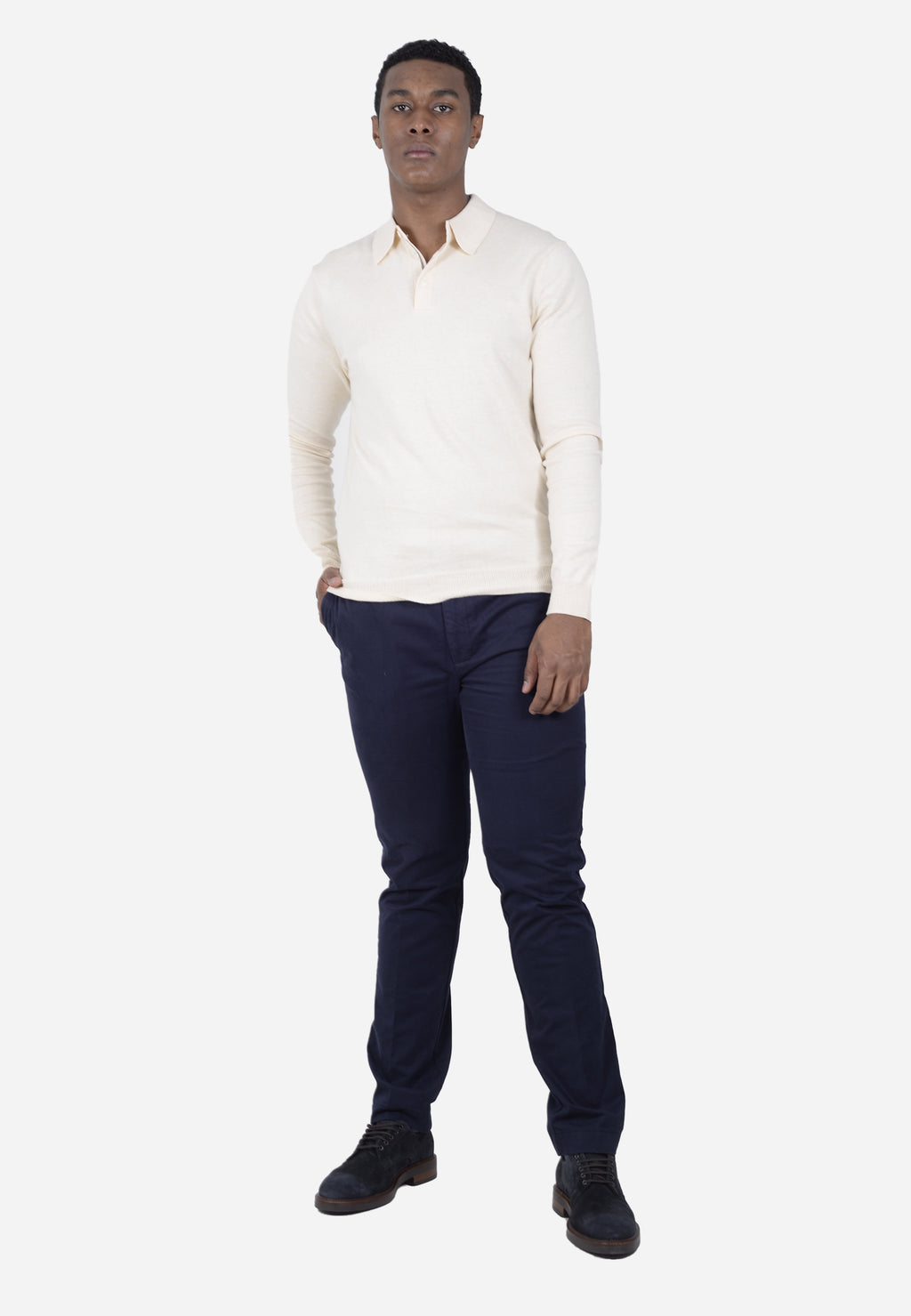 SWETER HACKETT LONDON BEIGE LANA MERINO + SEDA (HM703135-804)