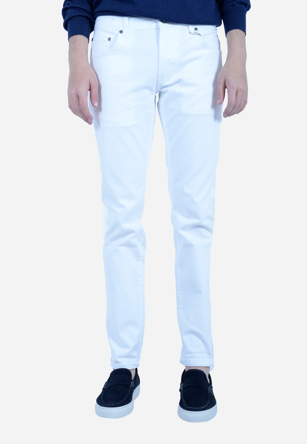 Pantalán  Blanco Bolsillos H.L.