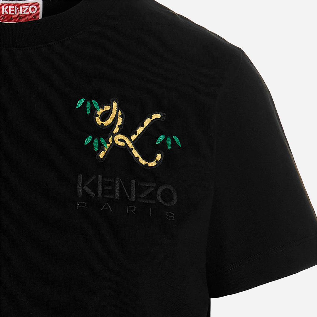 Camiseta T-Shirt Negra Dama K.