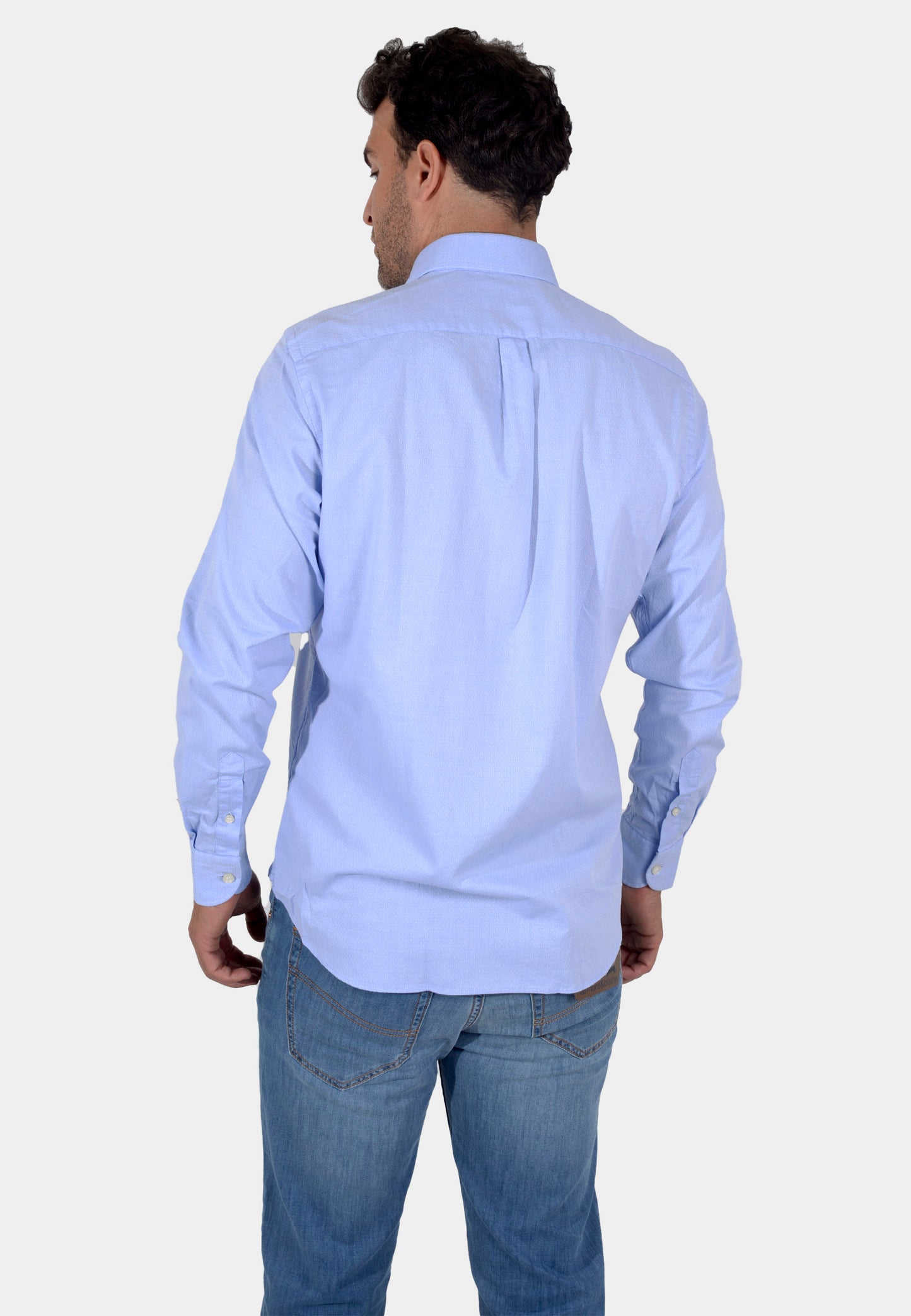 CAMISA HARMONT AZUL ALGOD (CRK001012542I-810)