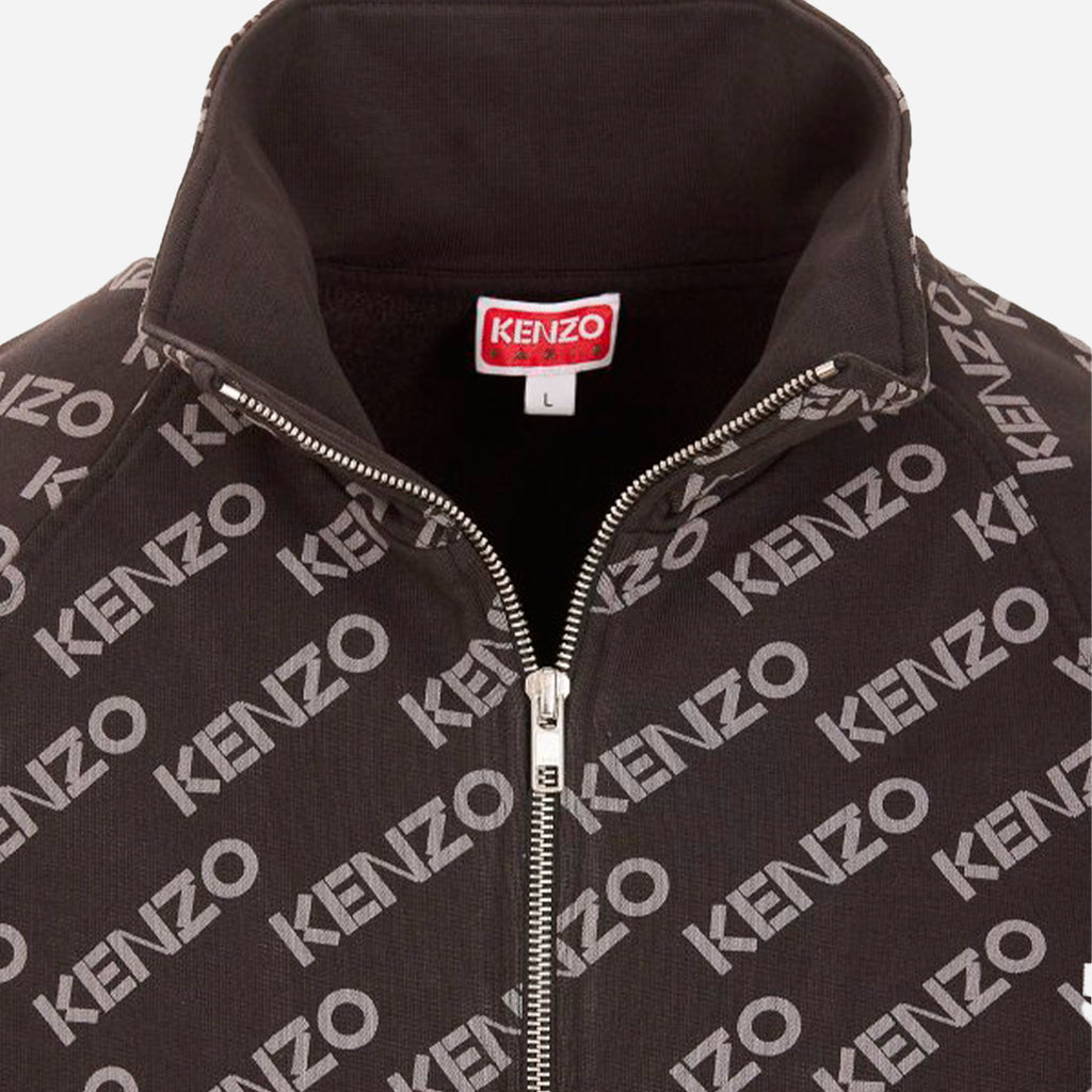 SUDADERA  KENZO CHAQ+PANT PRINT KENZO NEGRO ALGODON