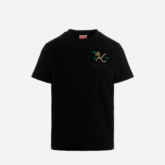 CAMISETA-TSHIRT KENZO DAMA NEGRO ALGODON (FC62TS0114SY-99J)