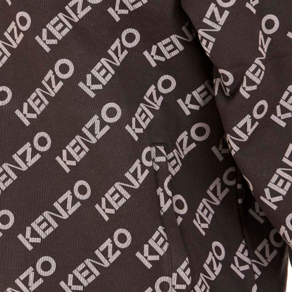 SUDADERA  KENZO CHAQ+PANT PRINT KENZO NEGRO ALGODON
