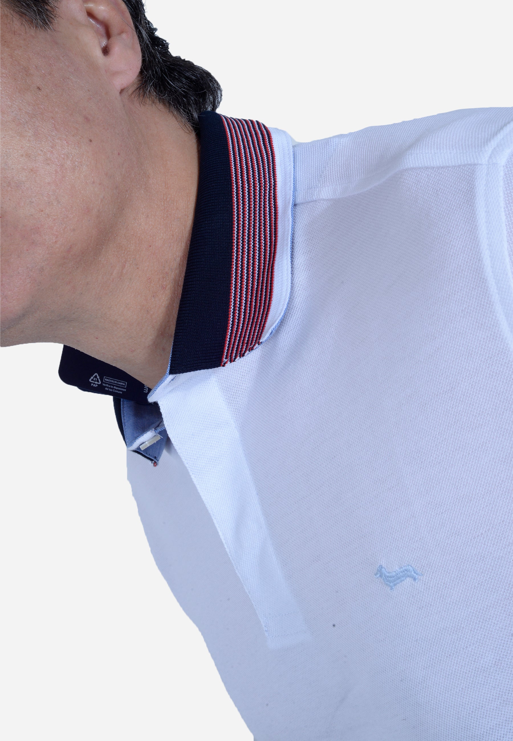Camisa polo Blanca H&B