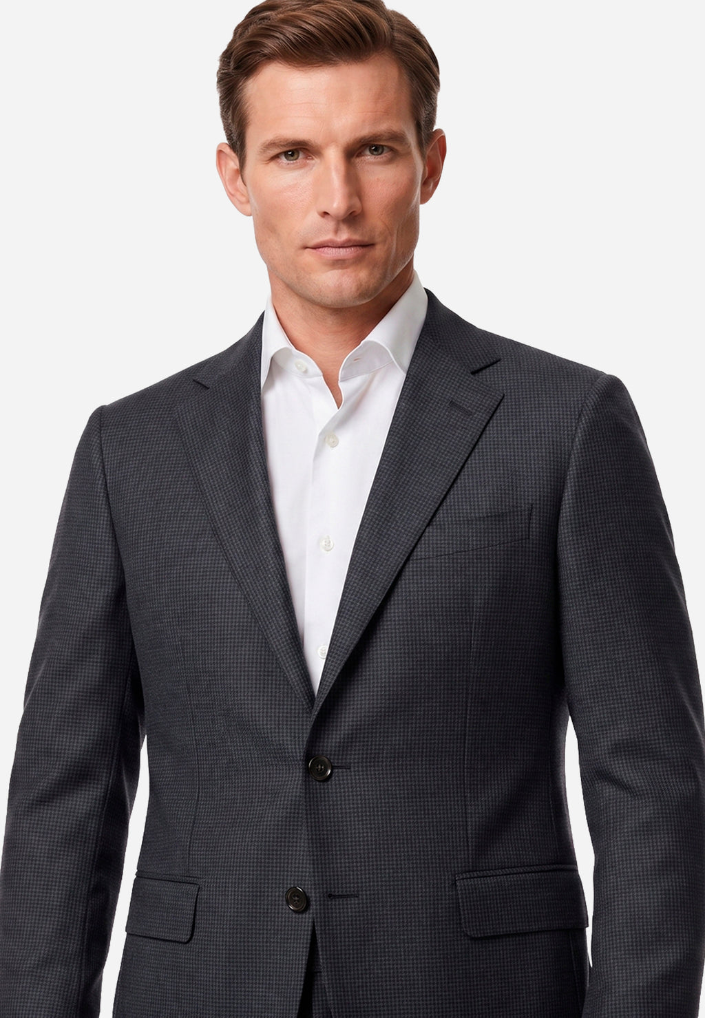 Traje Gris Lana Hombre C.