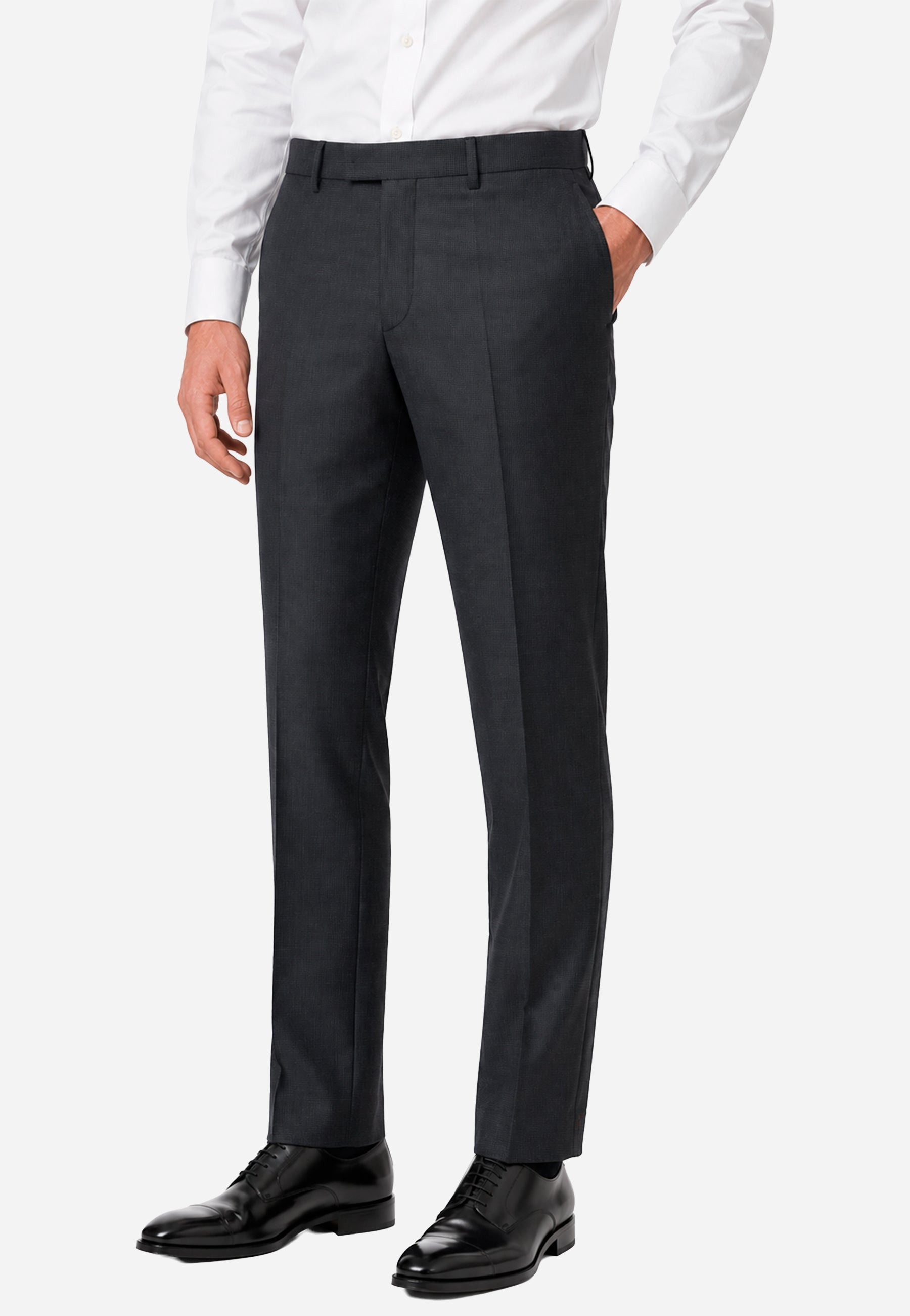 Traje Gris Lana Hombre C.