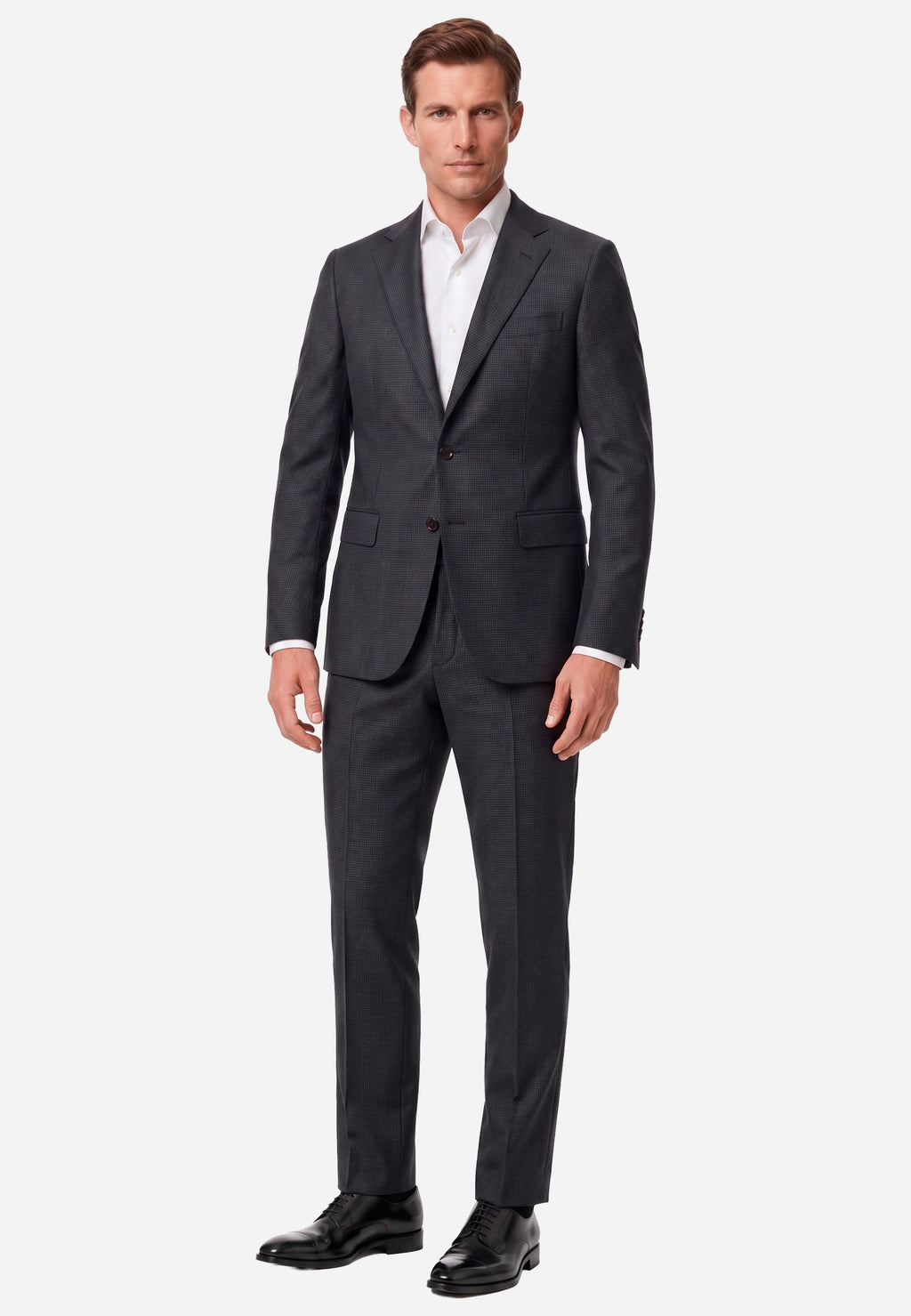 Traje Gris Lana Hombre C.