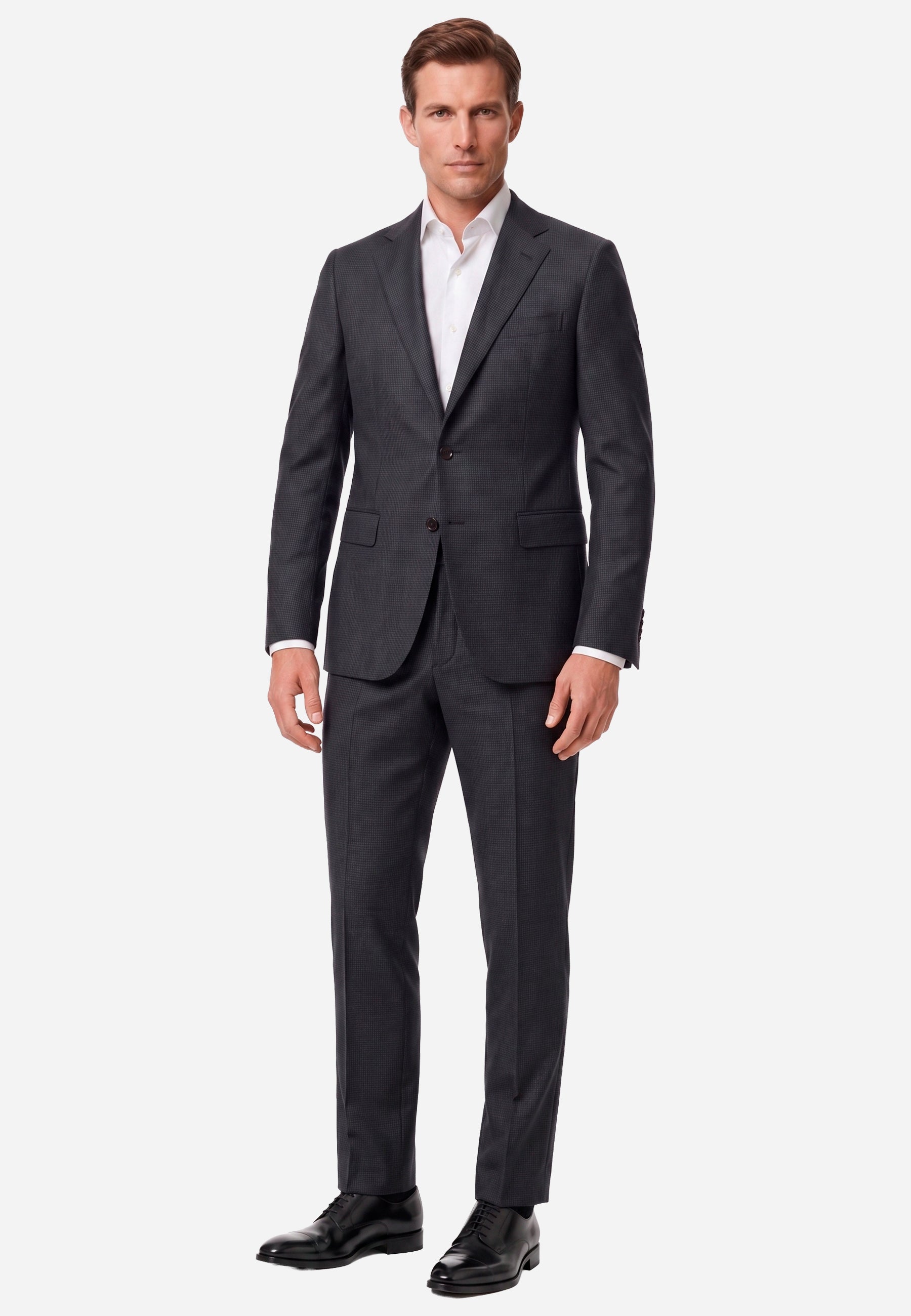 Traje Gris Lana Hombre C.