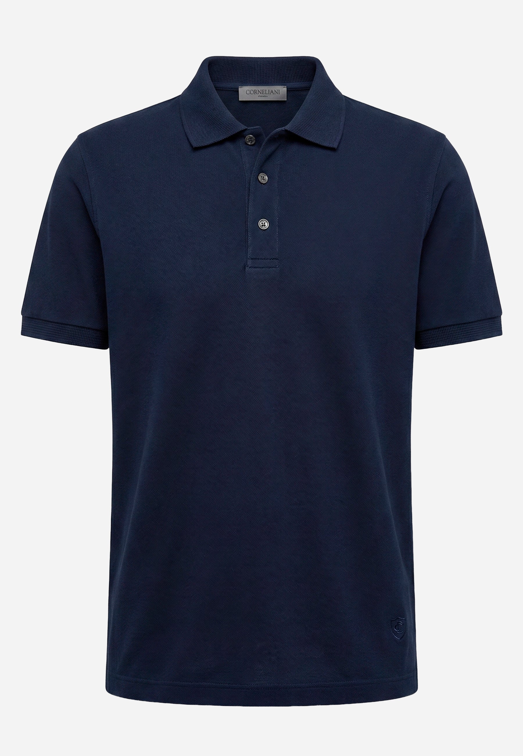 Camiseta Polo Básica Azul Profundo C.