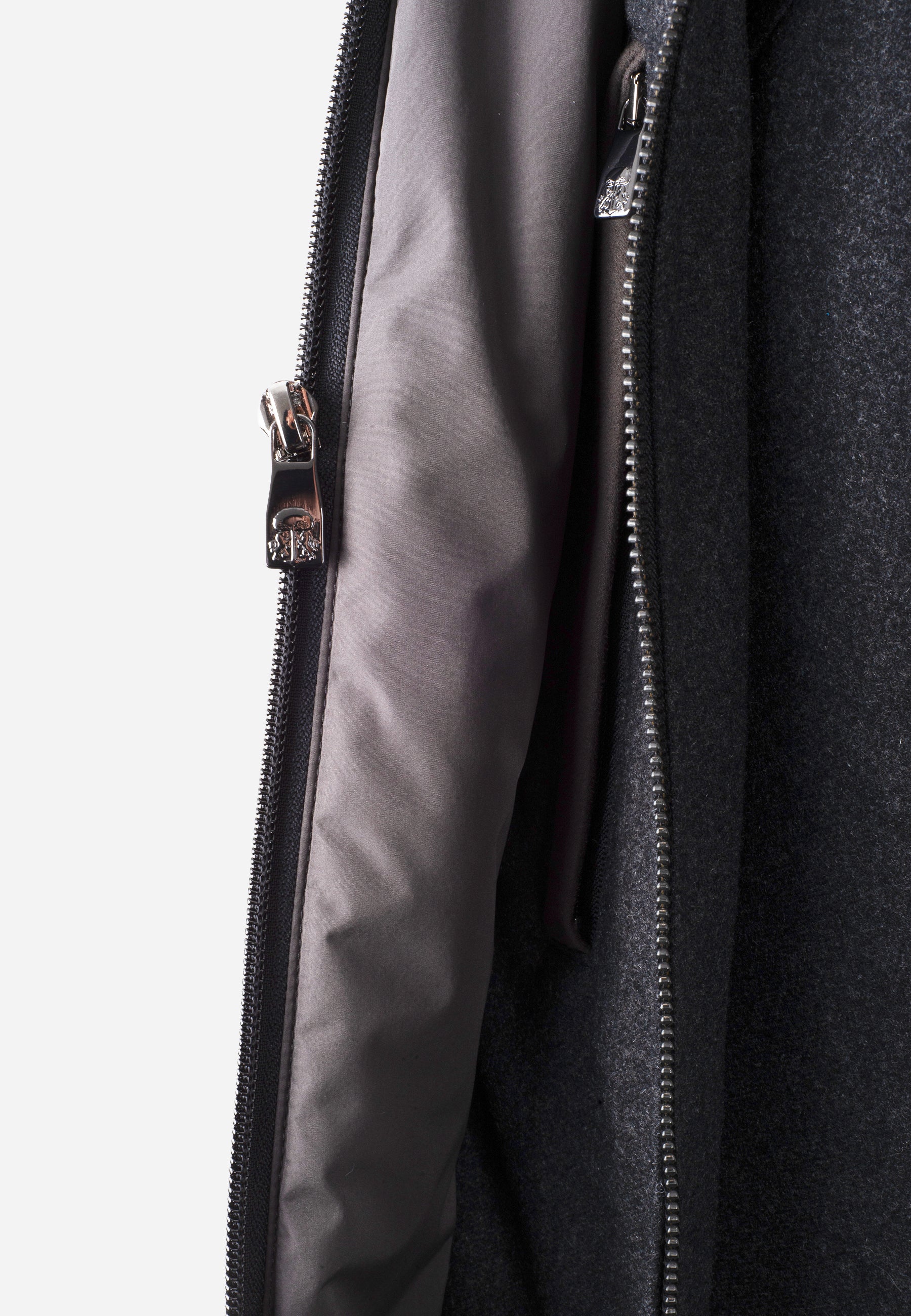 Chaqueta Desmontable Gris Jaspeado C.