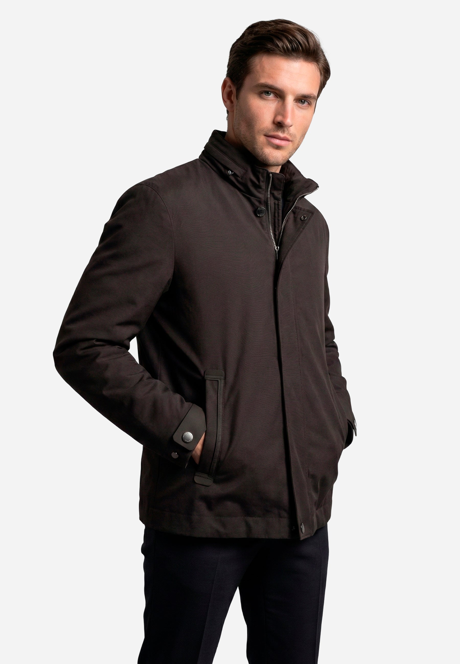 Chaqueta Super 160’s Marrón C.