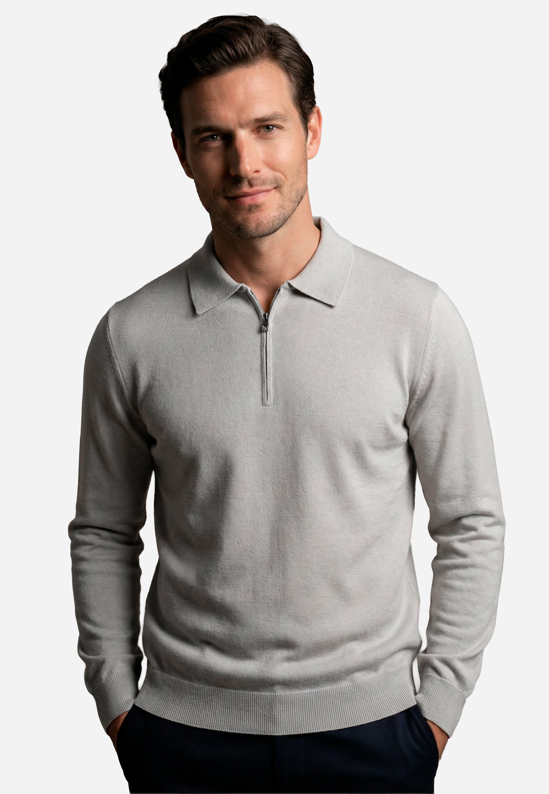 Sweater Gris Claro C.