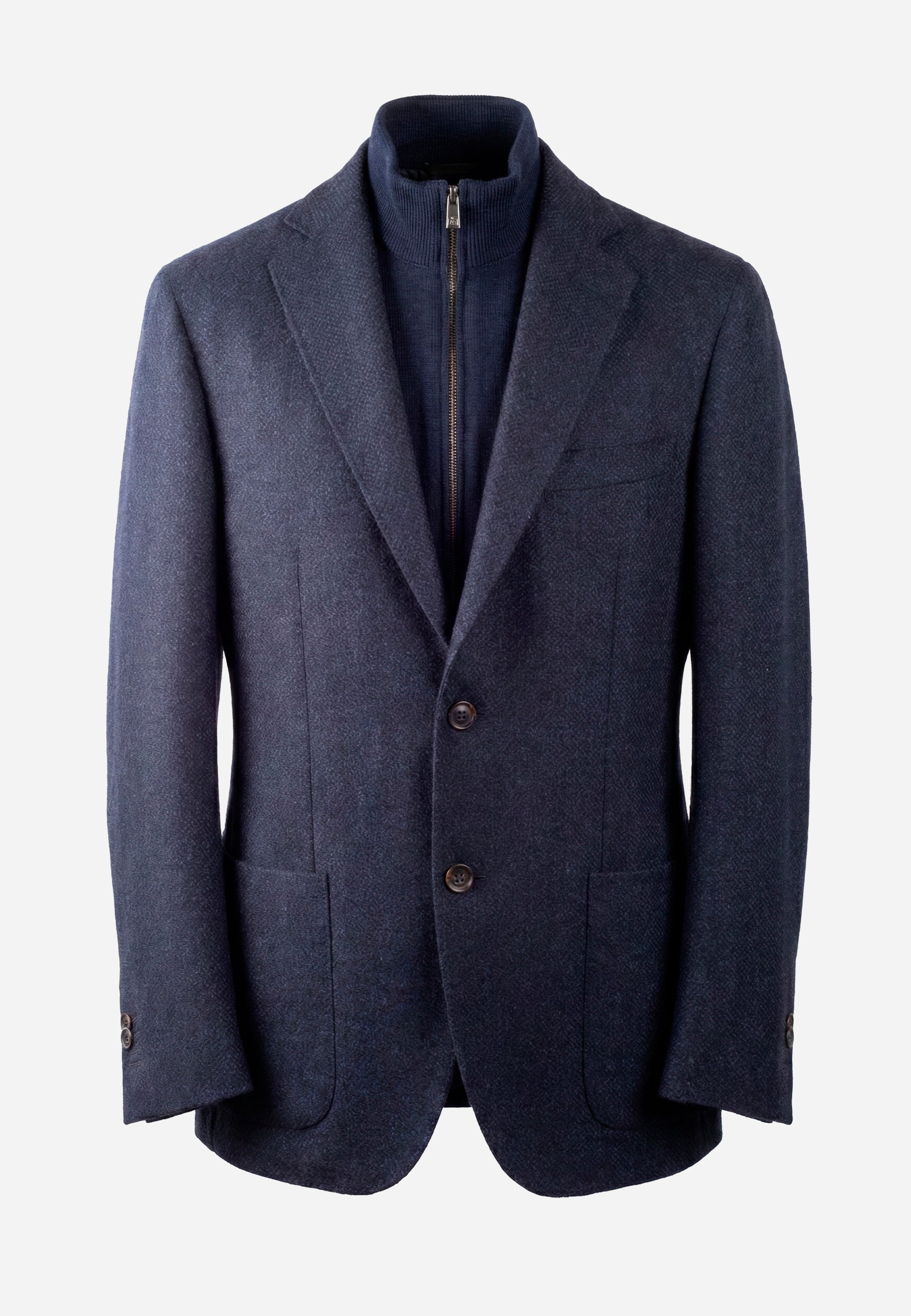 Saco Padded Half-lined Azul Marino C.