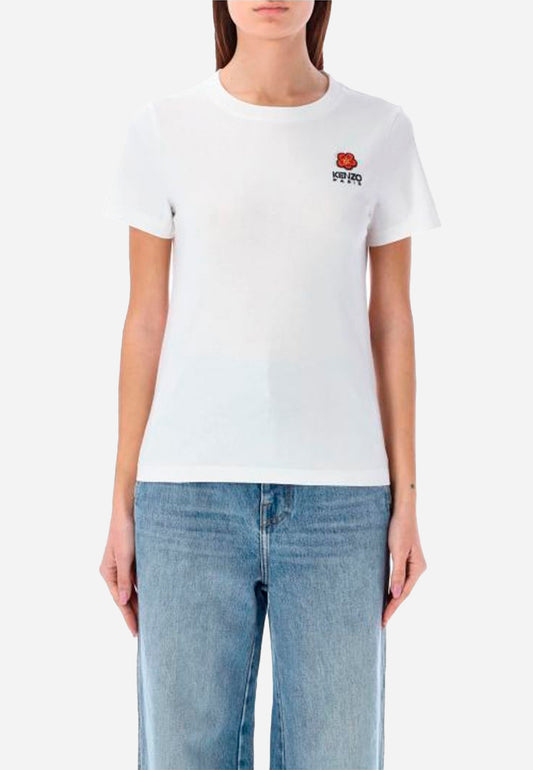 CAMISETA-TSHIRT KENZO DAMA BLANCO ALGODON (FC62TS0124SO-01)