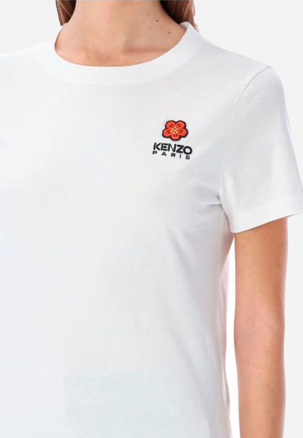 CAMISETA-TSHIRT KENZO DAMA BLANCO ALGODON (FC62TS0124SO-01)