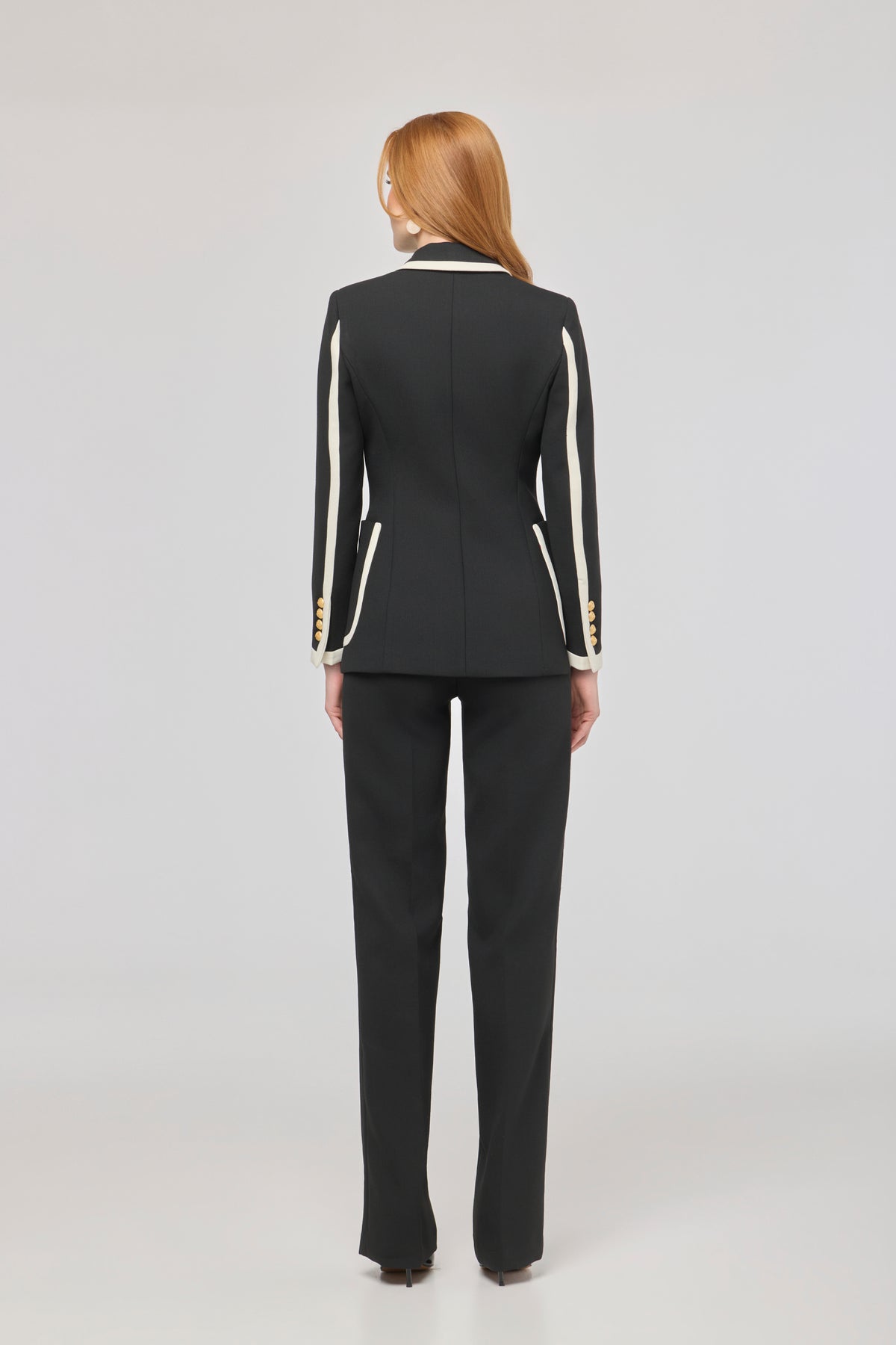 Blazer Dama Noir Ivoire T.E.